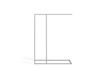 Beistelltisch SILENCE Sofa Side Table grau 45x35x60 cm